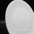 Decorazioni per matrimoni di alta qualità Oro Table stoviglie in ceramica